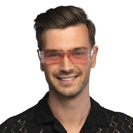 Gafas de fiesta Escape rosa