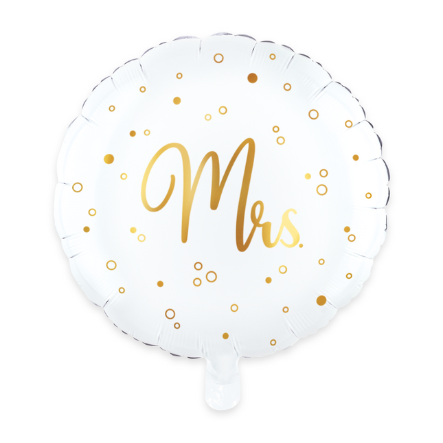 Globo de Helio para Boda "Señora" Vacío 45cm