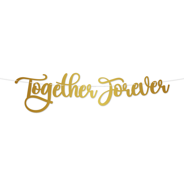 Letter Banner - Juntos para siempre
