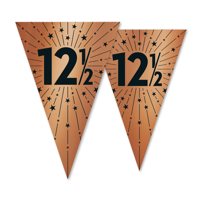 Línea de bandera 40 PET Doble 20x30cm 10 metros de longitud