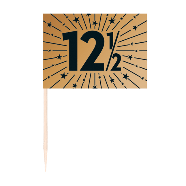 50 Piquetas de bandera - cobre "12,5