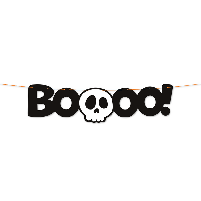 Banderola de letras Booo 2m - Halloween Boo