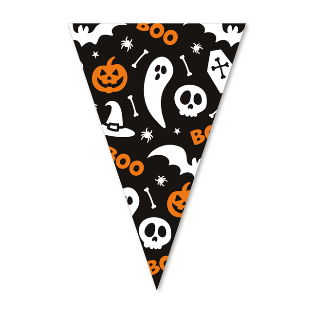 Guirnaldas 10m 20x30cm Halloween Boo
