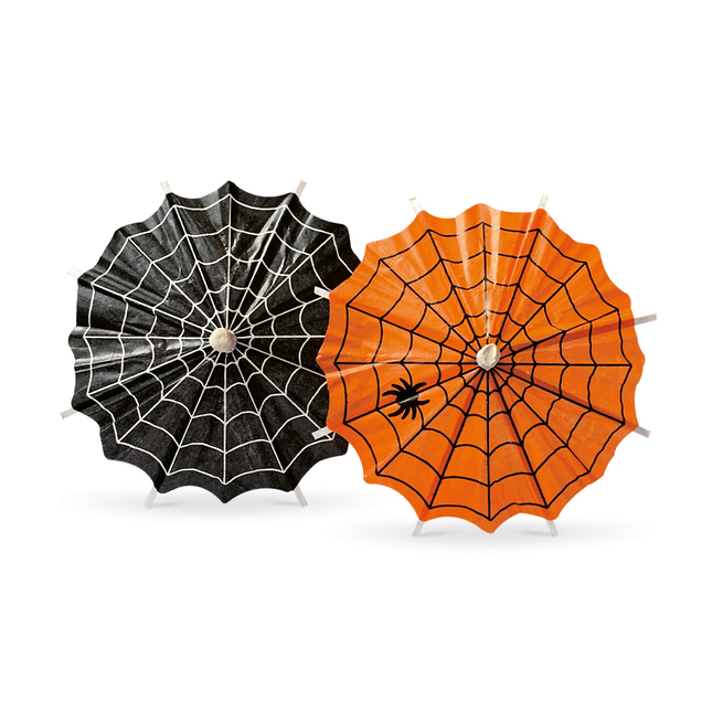 8 Palillos Parasol Halloween Boo