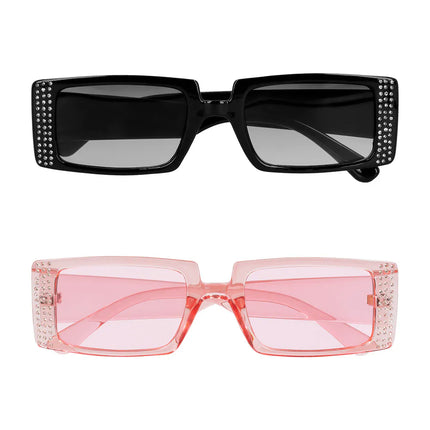 Lote de 2 gafas de fiesta Escape (negras y rosas)