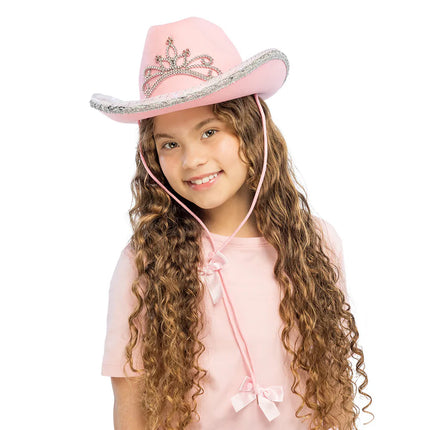 Sombrero de vaquero con luces LED para niños Glimmer