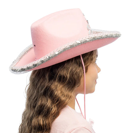 Sombrero de vaquero con luces LED para niños Glimmer