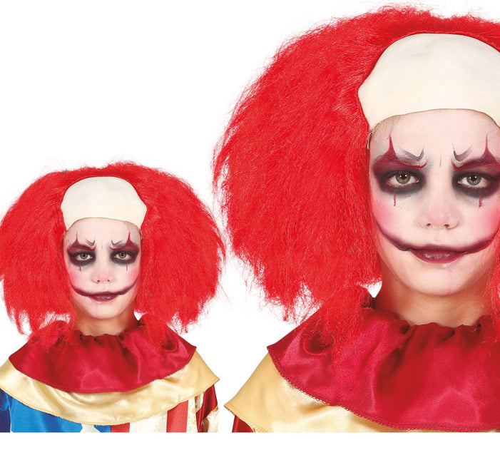 Peluca Roja Payaso Niño