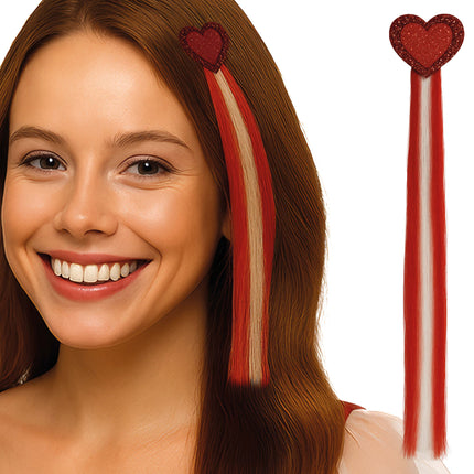 Extensión de pelo Corazón 40 cm