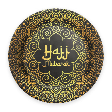 Platos «Hajj Mubarak», 23 cm, 8 unidades