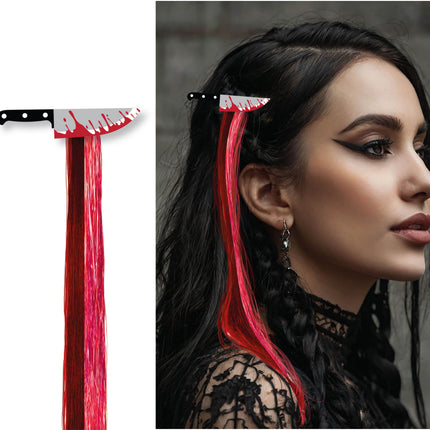 Horquilla de Halloween con forma de cuchillo