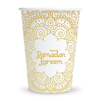 Vasos «Ramadan Kareem», 210 ml, 8 unidades