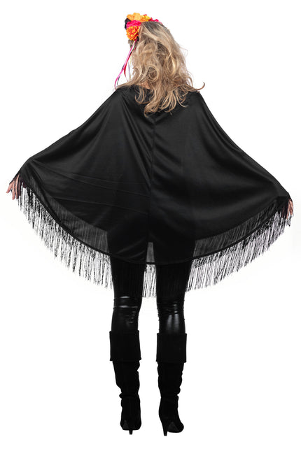 Día De Los Muertos Poncho Damas