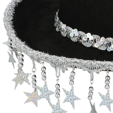 Sombrero de vaquero Stargazing negro