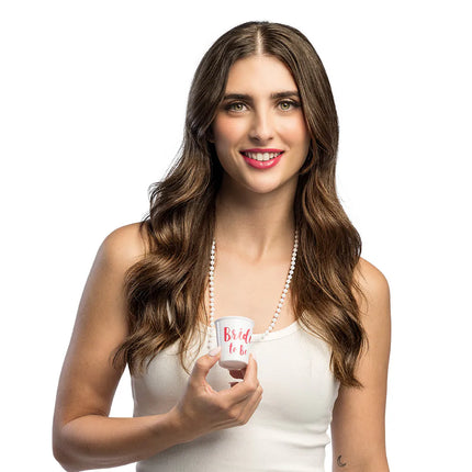Collar con chupito «Bride to be»