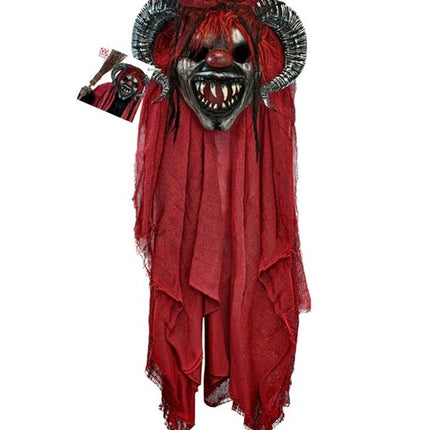 MÁSCARA CON CAPA DE KRAMPUS