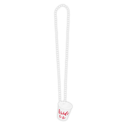 Collar con chupito «Bride to be»