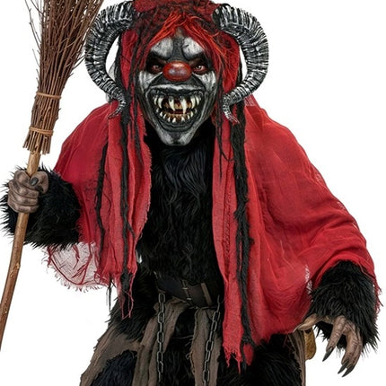 MÁSCARA CON CAPA DE KRAMPUS