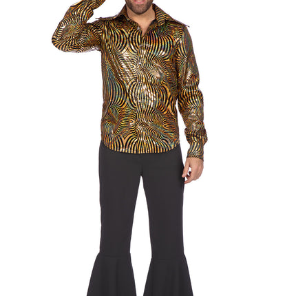 Blusa fiesta disco Oro