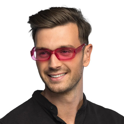 Gafas de fiesta Techno rosa