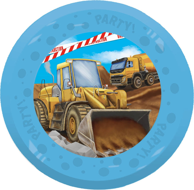 Platos Construcción Plástico 21cm 4ud