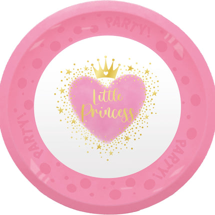 Platos Princesas Plástico 21cm 4pcs