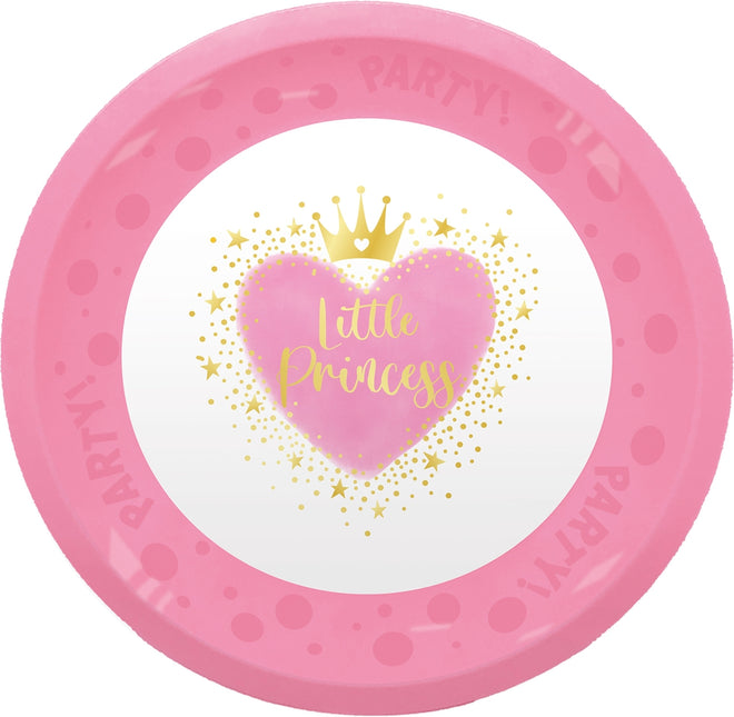 Platos Princesas Plástico 21cm 4pcs