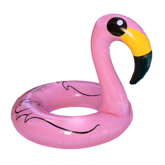 Cesta hinchable de natación Flamingo