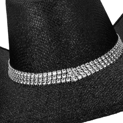 Sombrero de vaquero Midnight negro