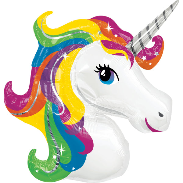 Globo de Helio Unicornio de Colores Vacío 83cm