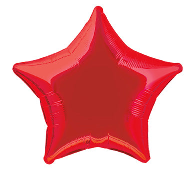 Globo de Helio Estrella Rojo Vacío 50cm