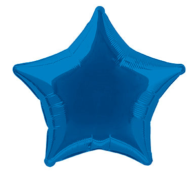 Globo de Helio Estrella Azul Vacío 50cm