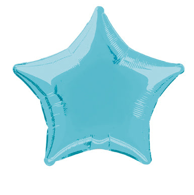 Globo de Helio Estrella Azul Claro Vacío 50cm