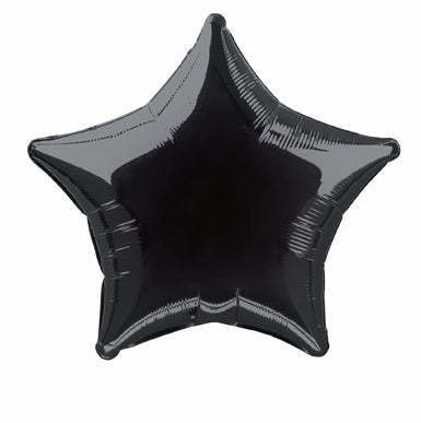 Globo de Helio Estrella Negro Vacío 50cm