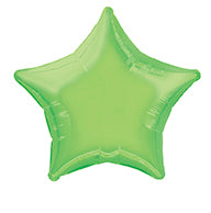 Globo de Helio Estrella Verde Lima Vacío 50cm