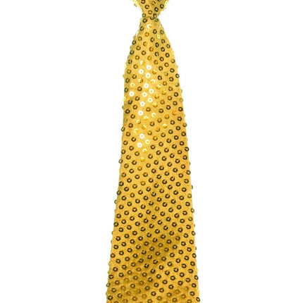 Corbata Oro Lentejuelas