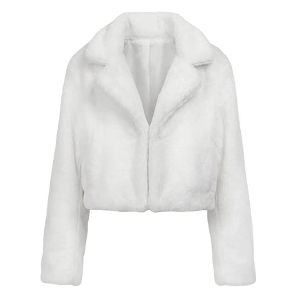 Chaqueta Fluffy rave blanca (M/L)