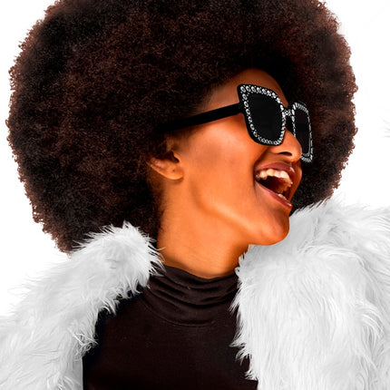 GAFAS NEGRAS CON STRASS