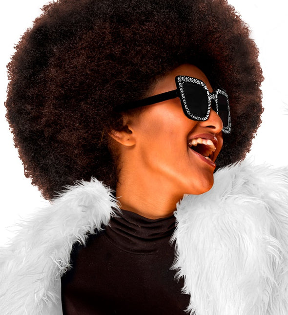 GAFAS NEGRAS CON STRASS