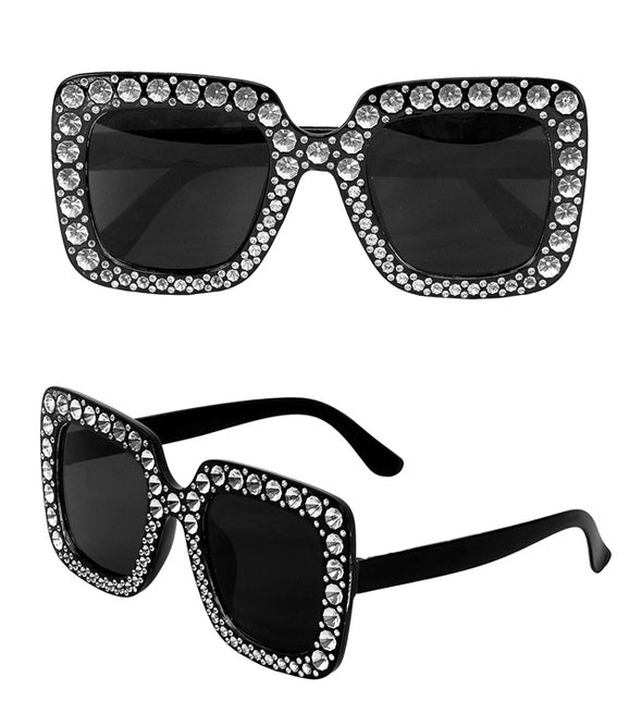 GAFAS NEGRAS CON STRASS