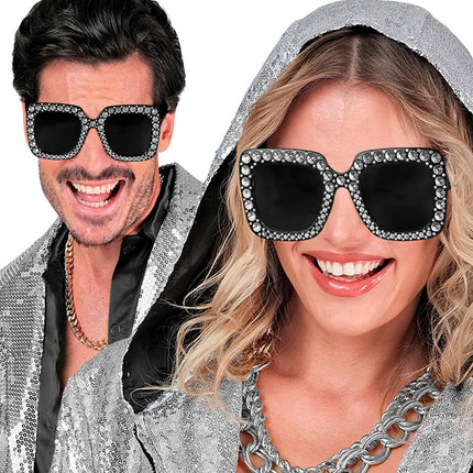 GAFAS NEGRAS CON STRASS