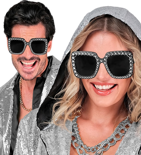 GAFAS NEGRAS CON STRASS