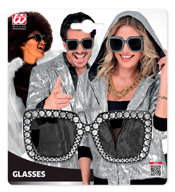 GAFAS NEGRAS CON STRASS