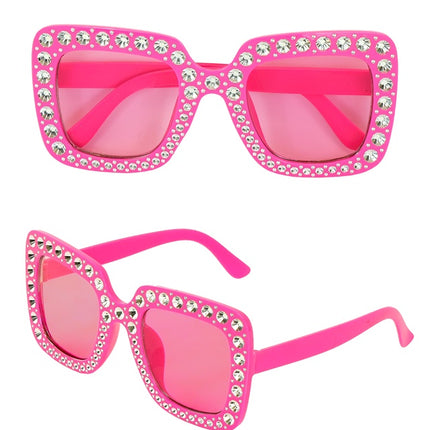 GAFAS ROSA CON STRASS