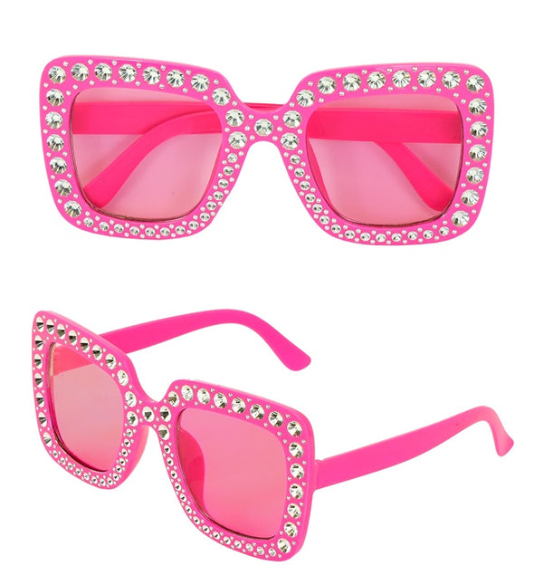 GAFAS ROSA CON STRASS