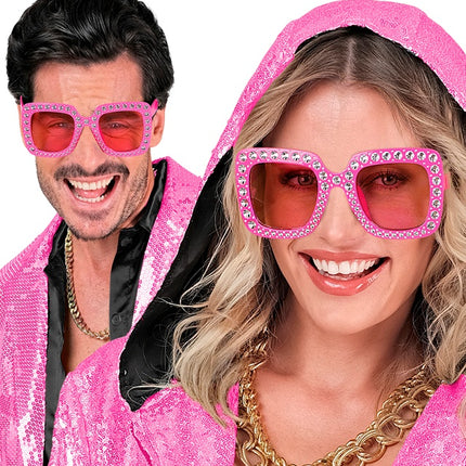 GAFAS ROSA CON STRASS