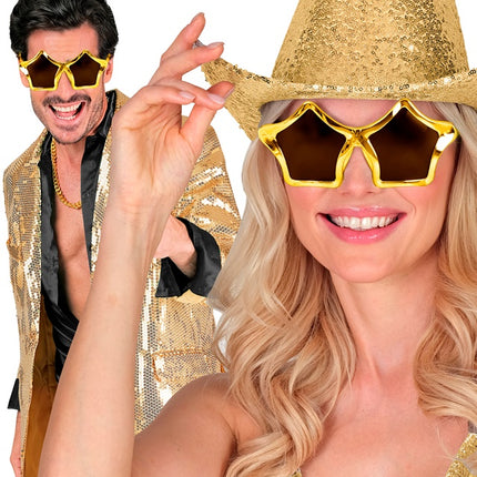 GAFAS ESTRELLAS ORO