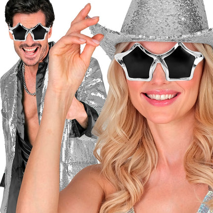 GAFAS ESTRELLAS PLATA