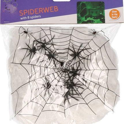 Tela de araña que brilla en la oscuridad - 100 gramos
