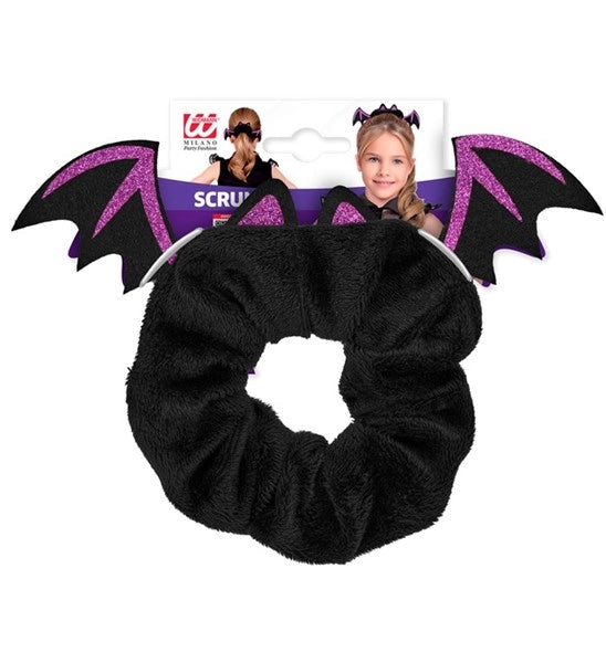Goma para el pelo de Halloween con forma de murciélago para niños